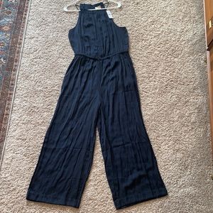 LOFT Smock Neck Jumpsuit